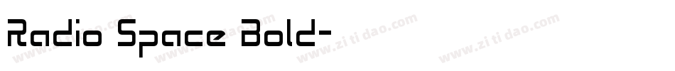Radio Space Bold字体转换